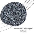 Ziersplitt Granit Hellgrau