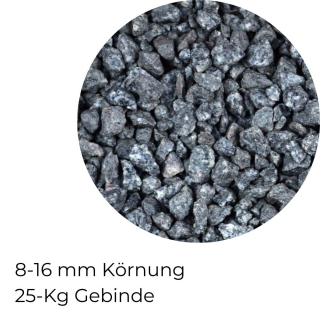 Granitsplitt Hellgrau 8-16 mm 25 Kg