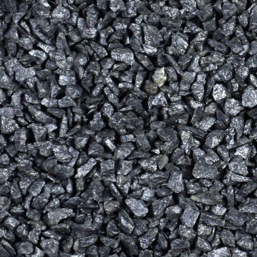 1,27€/kg Basaltsplitt 10 kg anthrazit schwarz Ziersplitt Basalt Splitt 