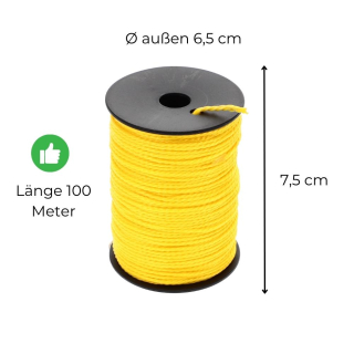 Maurerschnur 100 m gelb