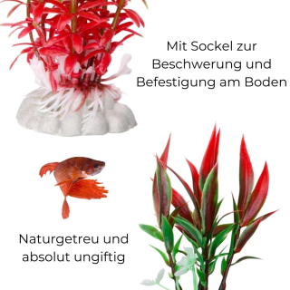 12x Künstliche Aquariumpflanze Set