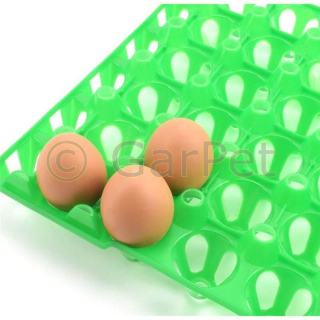 10x Kunststoff Eierlagen Mehrweg Eierhorden